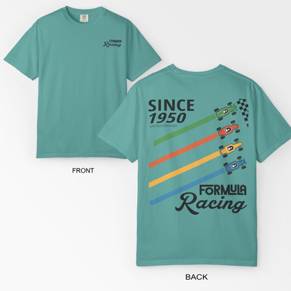 Vintage Style Formula 1 T-Shirt Retro F1 Racing Tee Classic Motorsport Gift Unisex Casual Top