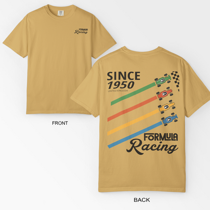 Vintage Style Formula 1 T-Shirt Retro F1 Racing Tee Classic Motorsport Gift Unisex Casual Top