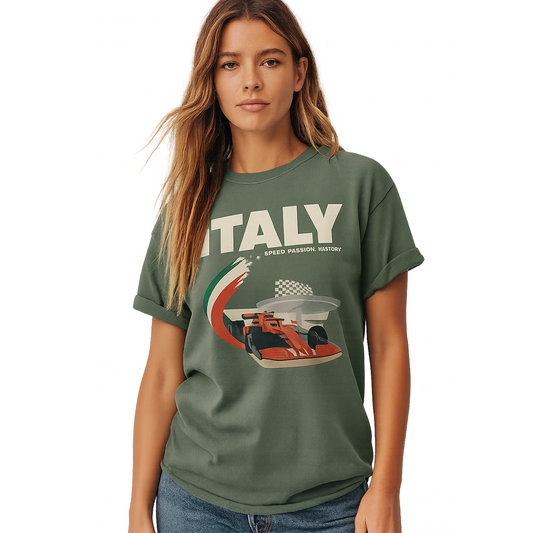 Italy Grand Prix T-Shirt | Inspired Formula 1 Tee | Vintage F1 Merchandise
