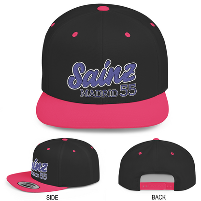 Carlos Sainz Hat | Inspired Williams F1 Racing Flat Bill Hat – Adjustable Motorsport Cap for Fans