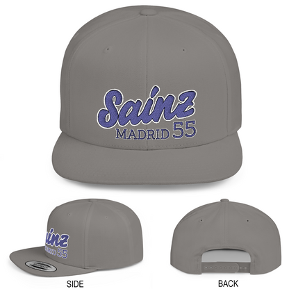 Carlos Sainz Hat | Inspired Williams F1 Racing Flat Bill Hat – Adjustable Motorsport Cap for Fans