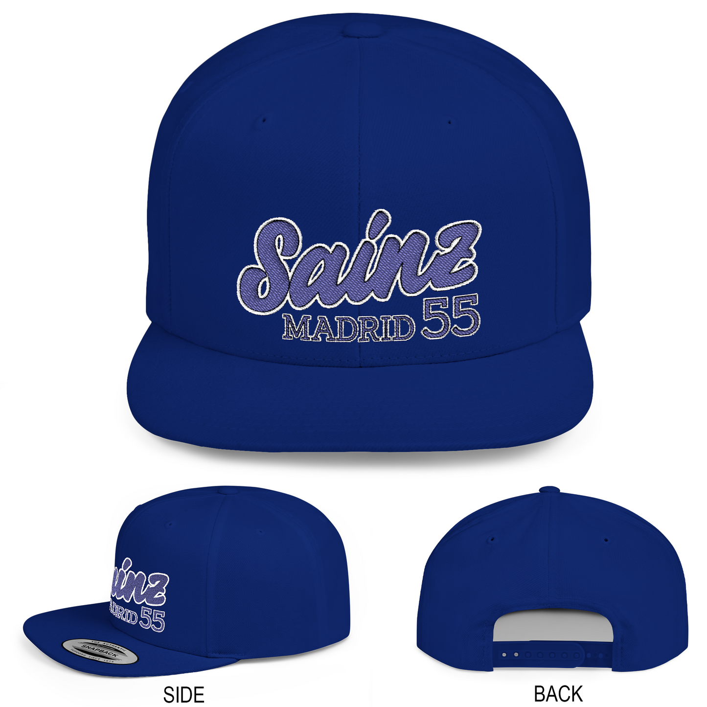 Carlos Sainz Hat | Inspired Williams F1 Racing Flat Bill Hat – Adjustable Motorsport Cap for Fans