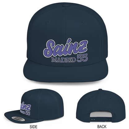 Carlos Sainz Hat | Inspired Williams F1 Racing Flat Bill Hat – Adjustable Motorsport Cap for Fans