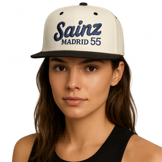 Carlos Sainz Hat | Inspired Williams F1 Racing Flat Bill Hat – Adjustable Motorsport Cap for Fans
