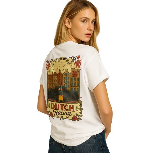Dutch Racing T-Shirt | Inspired Racing Circuit Shirt, Motorsports Apparel, Race Fan Gift Merchandise, Unisex Cotton Tee
