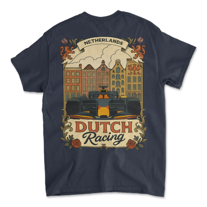 Dutch Racing T-Shirt | Inspired Racing Circuit Shirt, Motorsports Apparel, Race Fan Gift Merchandise, Unisex Cotton Tee