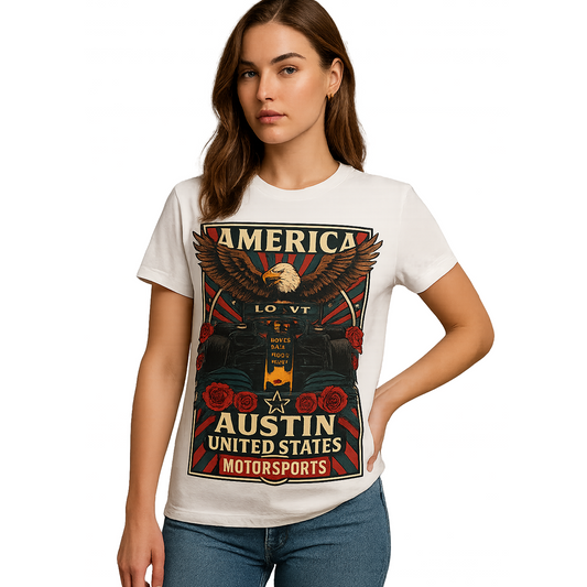 Austin Texas Grand Prix Formula 1 T-Shirt | Unisex Cota F1 Tee