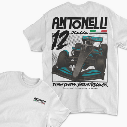 Kimi Antonelli Inspired Mercedes Formula 1 T-Shirt | F1 Merchandise