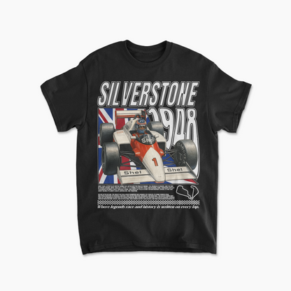 Silverstone Grand Prix T-Shirt Inspired Formula 1 Apparel F1 Gift