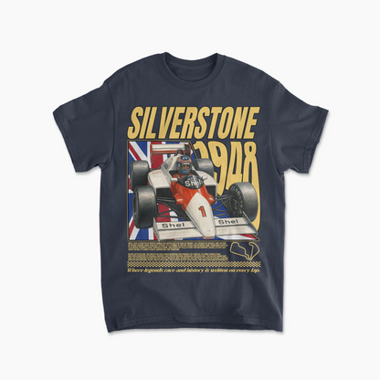 Silverstone Grand Prix T-Shirt Inspired Formula 1 Apparel F1 Gift