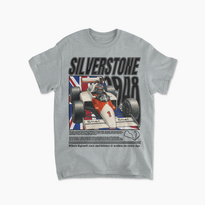 Silverstone Grand Prix T-Shirt Inspired Formula 1 Apparel F1 Gift