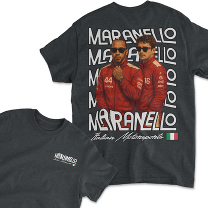 Lewis Hamilton Charles Leclerc T-Shirt | Inspired Ferrari Formula 1 Merchandise