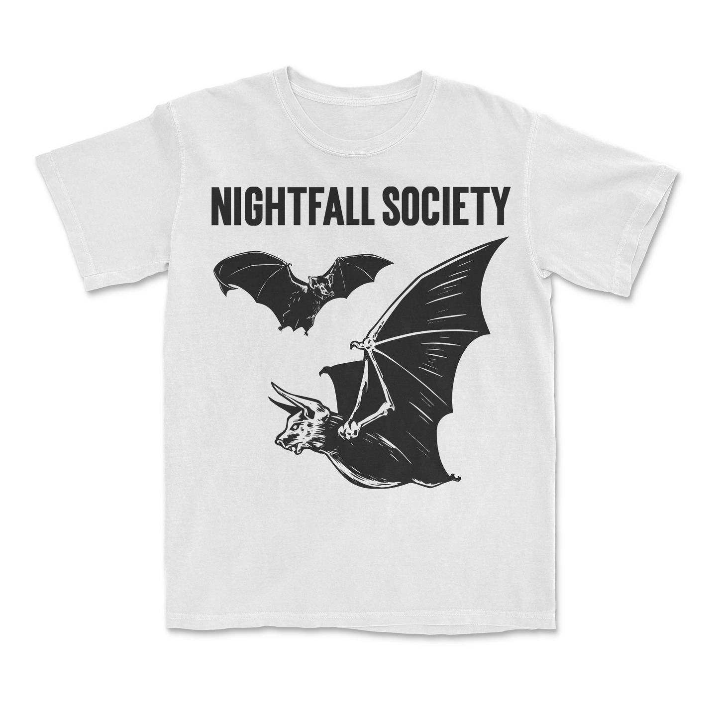 Nightfall Bats Y2K Gothic Retro Streetwear T-Shirt