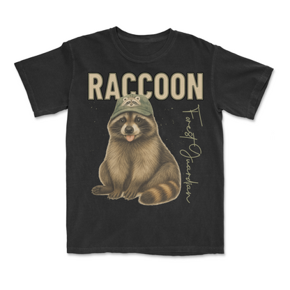 Raccoon Graphic Retro Comfort Colors Oversized T-Shirt