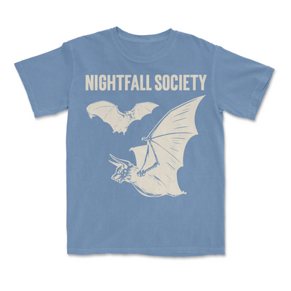 Nightfall Bats Y2K Gothic Retro Streetwear T-Shirt