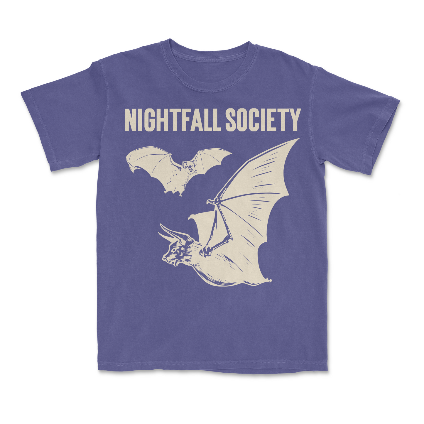Nightfall Bats Y2K Gothic Retro Streetwear T-Shirt