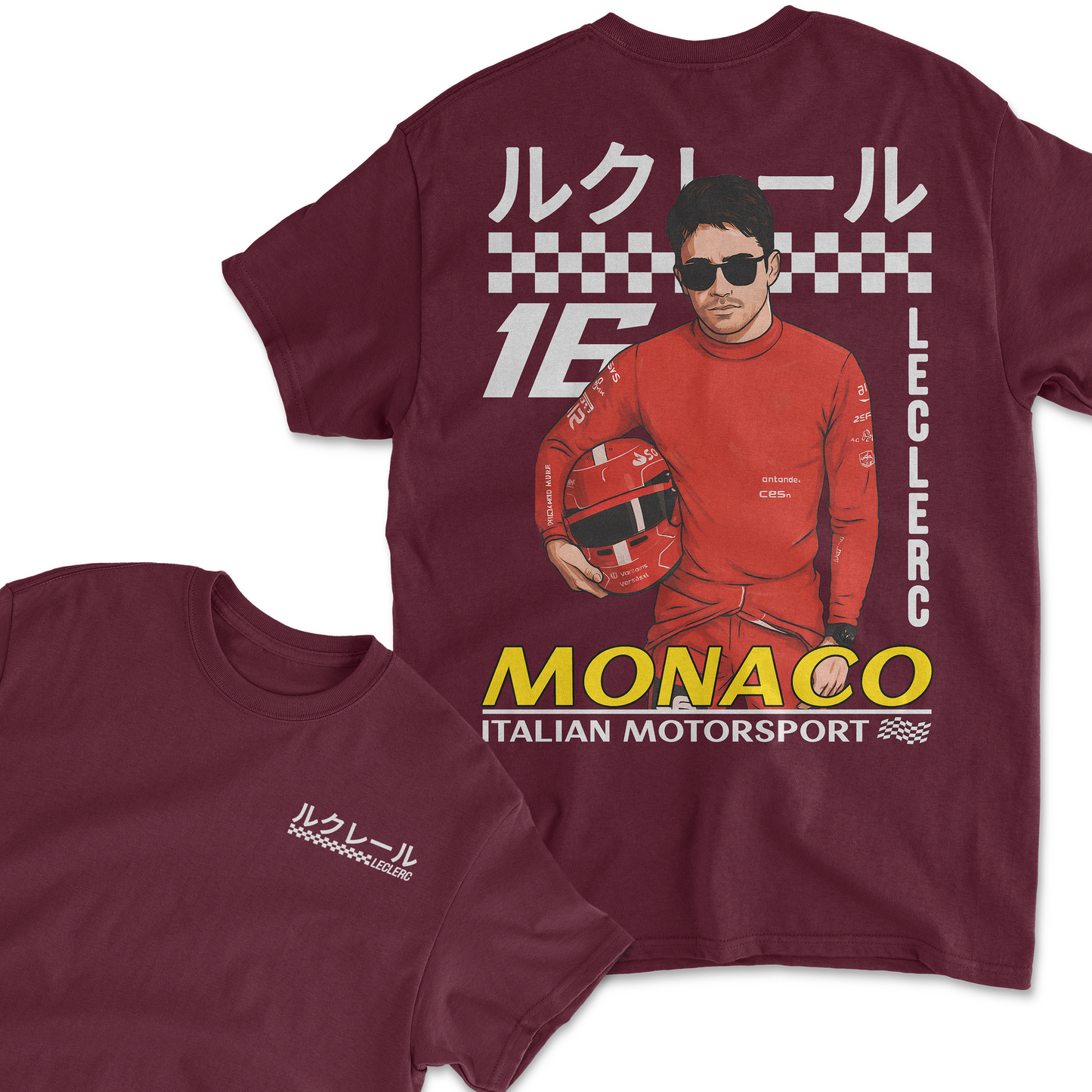 Charles Leclerc T-Shirt | Inspired Formula 1 Racing Driver Tee