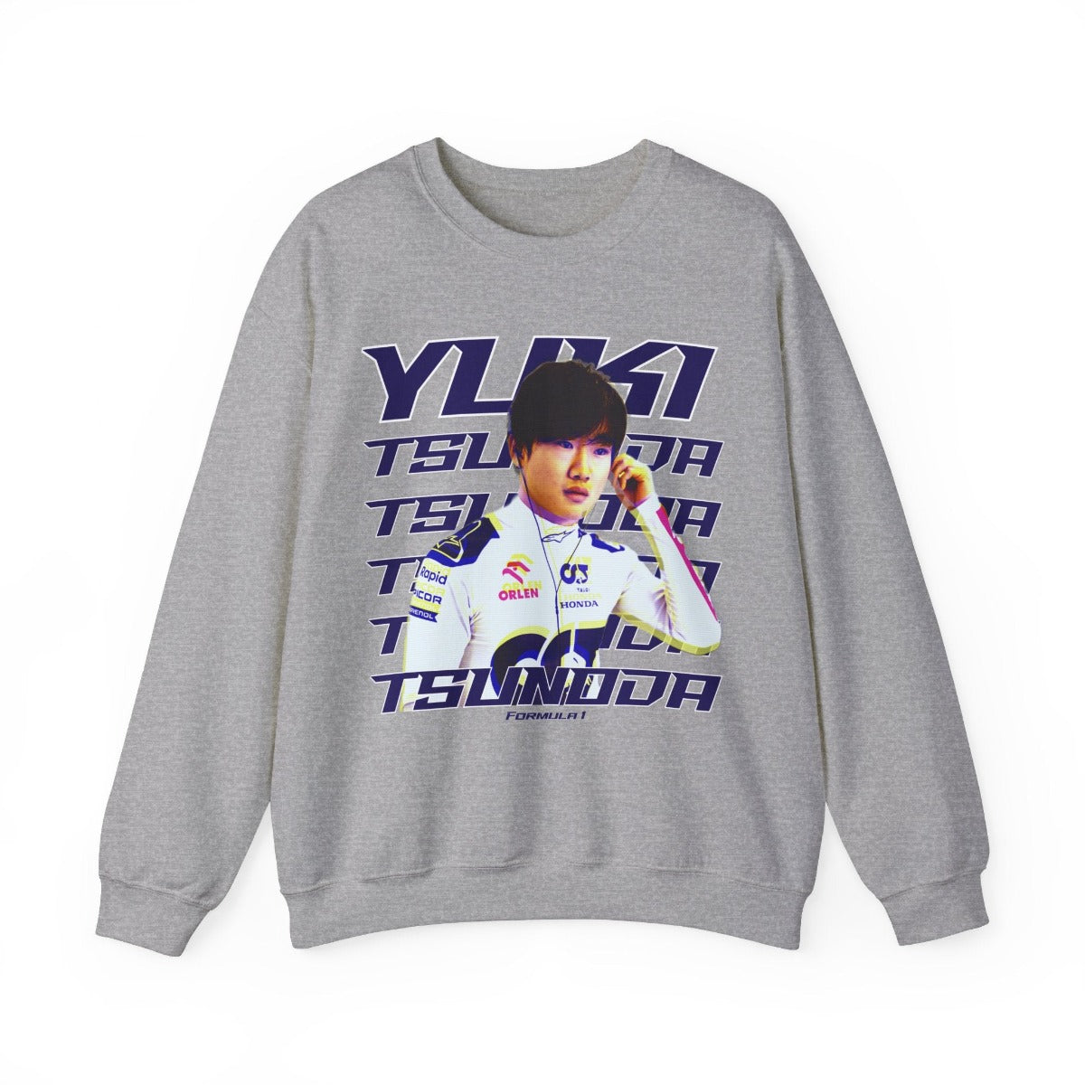 Yuki Tsunoda Inspired Alpha Tauri Formula 1 Sweatshirt