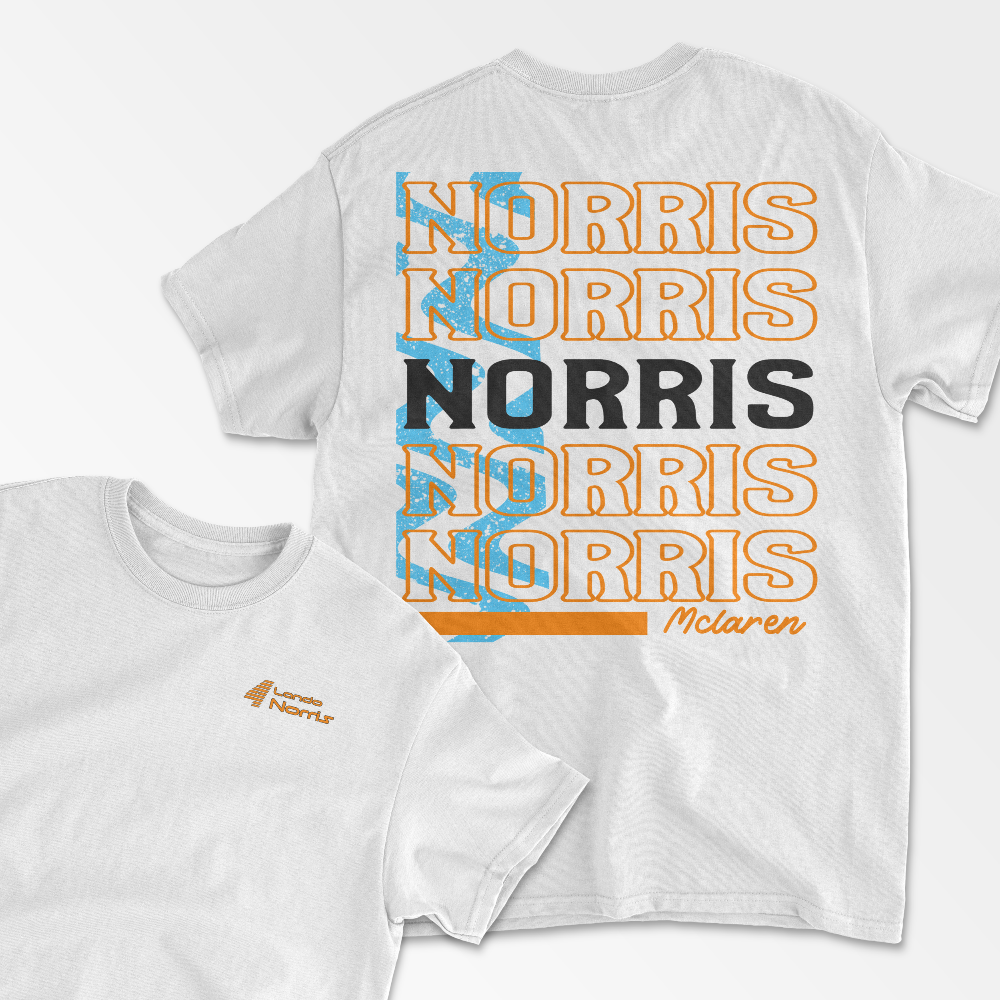 Norris Tshirt Formula Race Tee F1 Fan Gift Racing Driver Inspired Aesthetic Racing Clothing Tshirt Unisex Cotton Tee