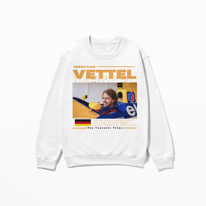 Vettel Sweatshirt SV5 Formula Race Driver Shirt F1 Gift Racing Inspired Shirt Aesthetic Racing Clothing Unisex Crewneck Sweatshirt