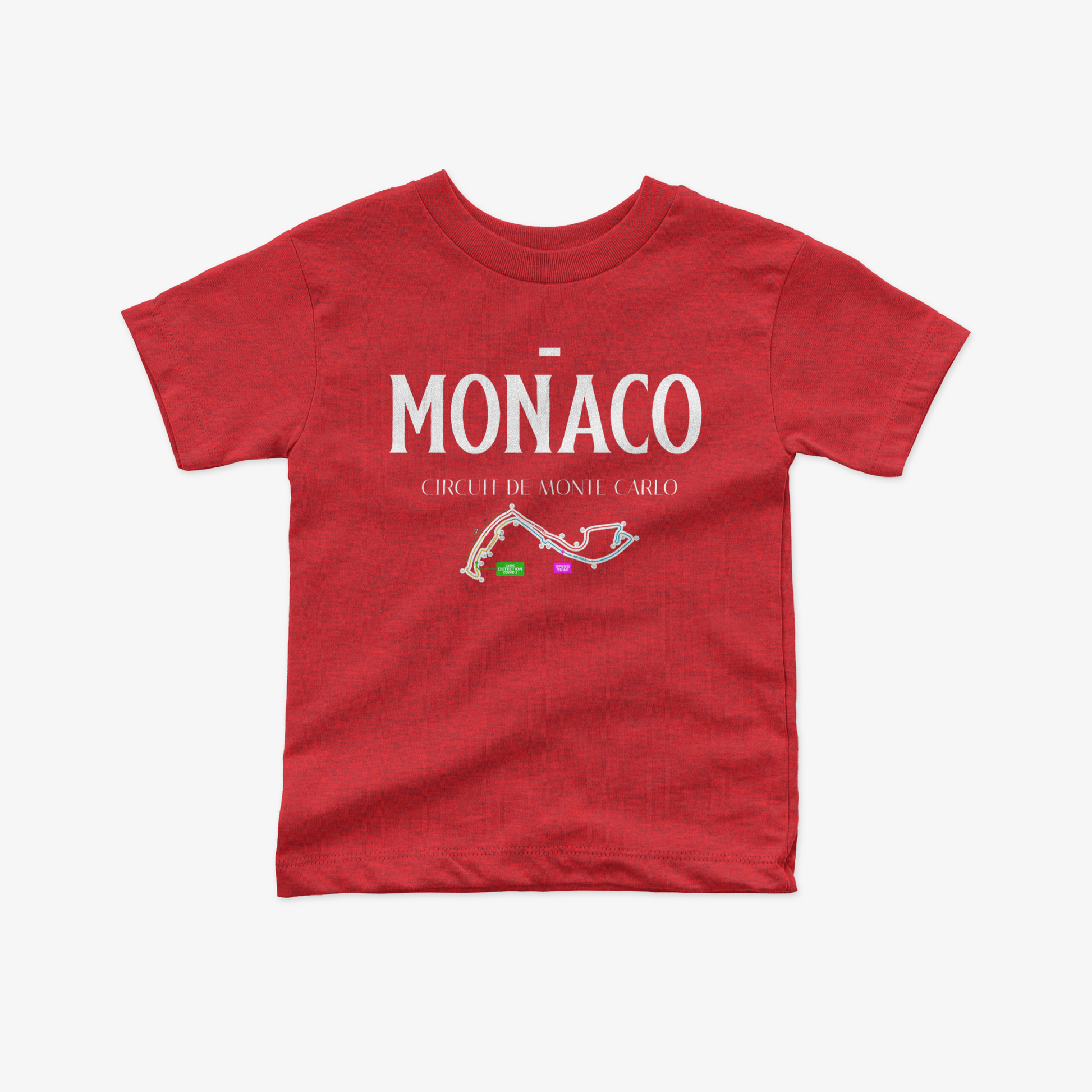 Toddler Short Sleeve Monte Carlo Kids T-Shirt Circuit de Monaco Youth Formula Race Shirt F1 Baby Shower Gift Monaco Shirt Unisex Tee