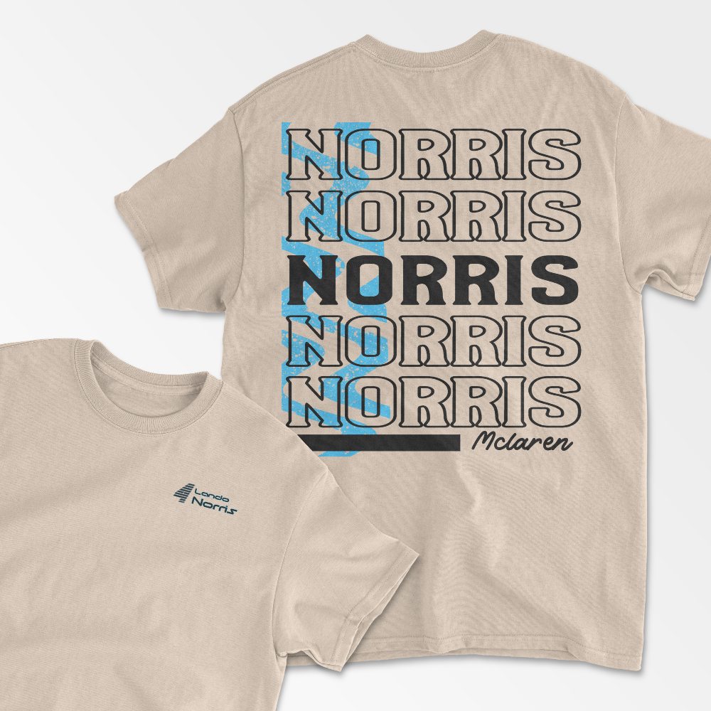 Norris Tshirt Formula Race Tee F1 Fan Gift Racing Driver Inspired Aesthetic Racing Clothing Tshirt Unisex Cotton Tee