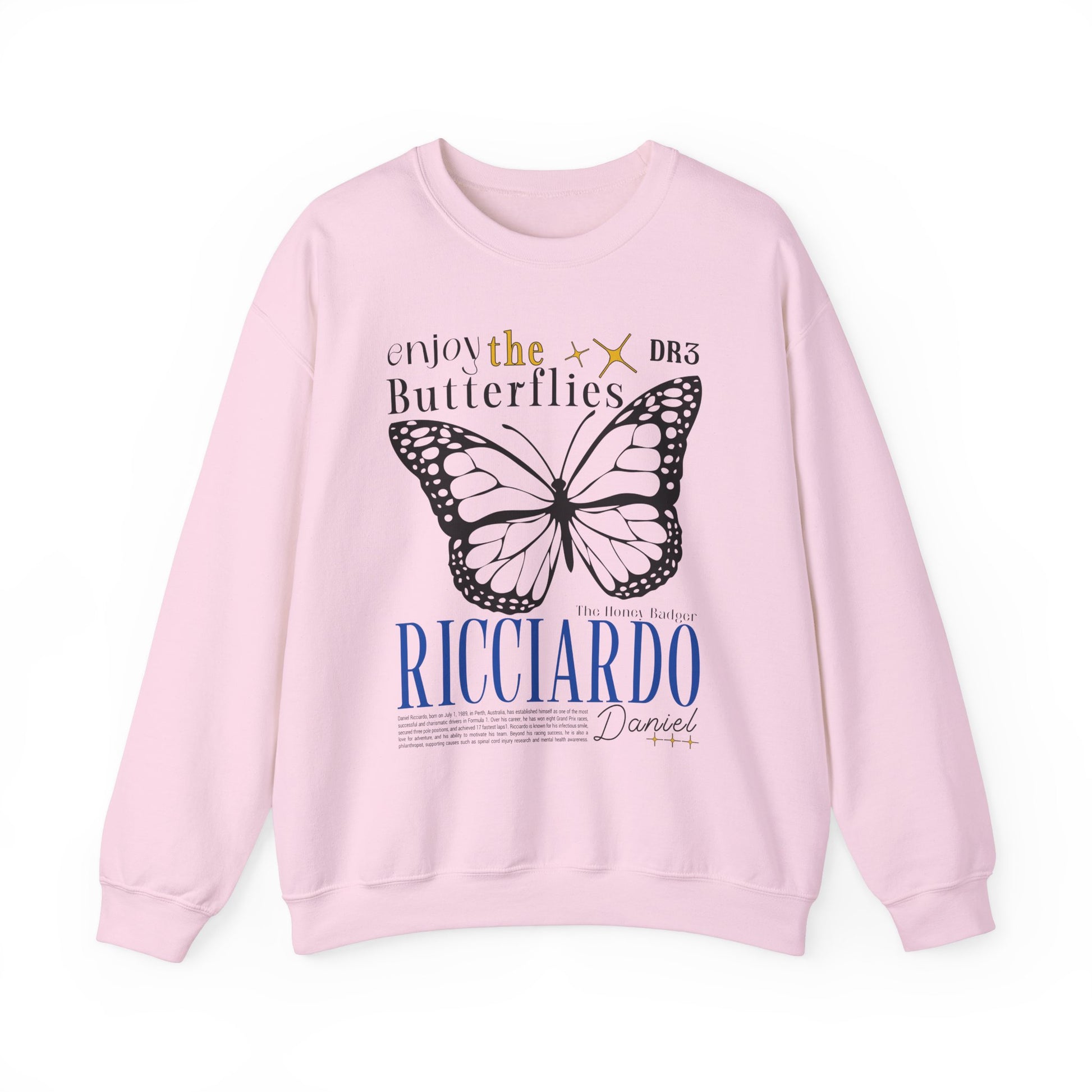 Daniel Ricciardo Enjoy The Butterflies Shirt F1 Fan Sweatshirt