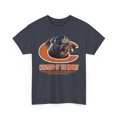 Chicago Bears Inspired Football T-Shirt | Vintage American Football Tee