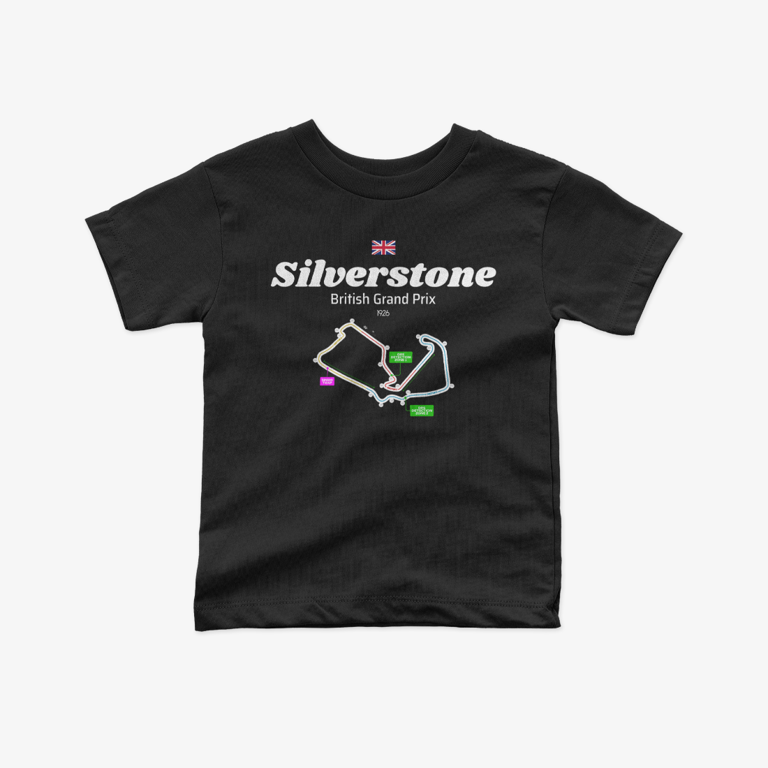 British Silverstone Race Inspired Toddler Shirt Formula Race Track Shirt for Kids Racing Shirt F1 Gift for Youth Unisex Short Sleeve Tee