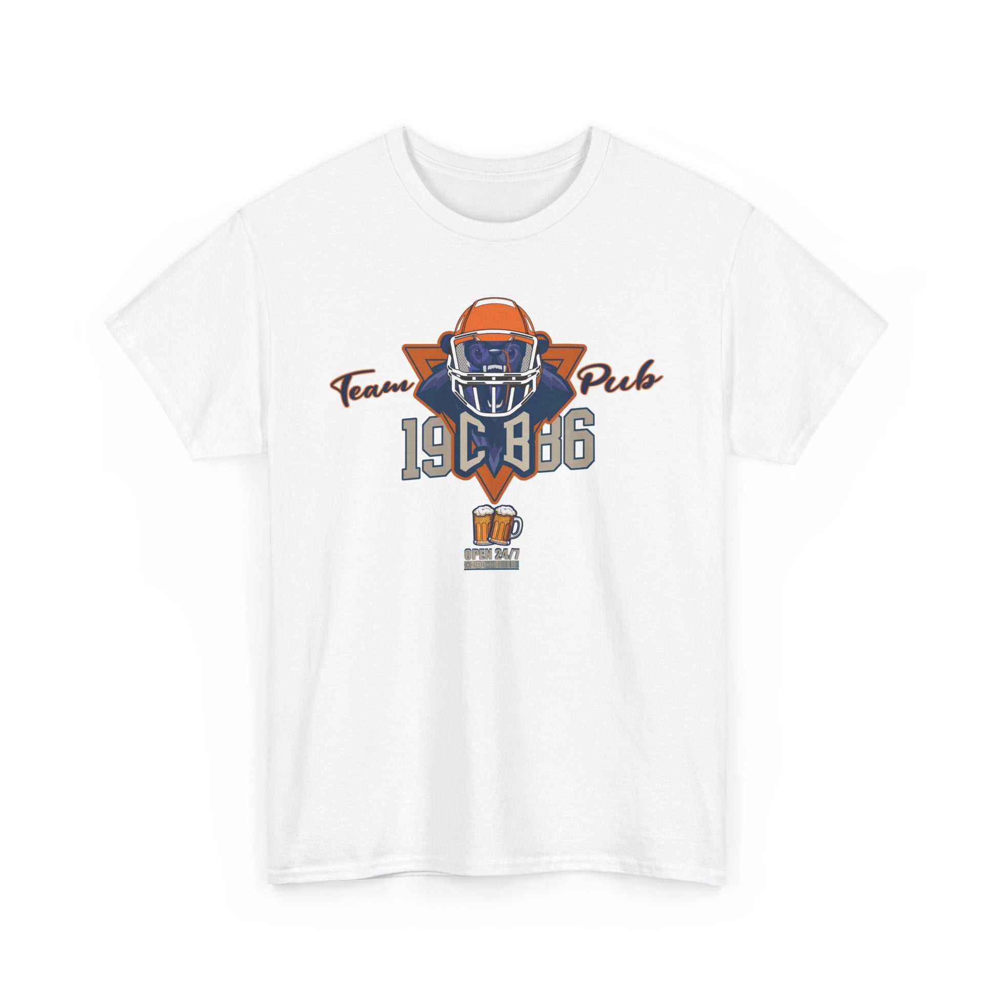 Chicago Bears Inspired Football T-Shirt | Vintage American Football Tee