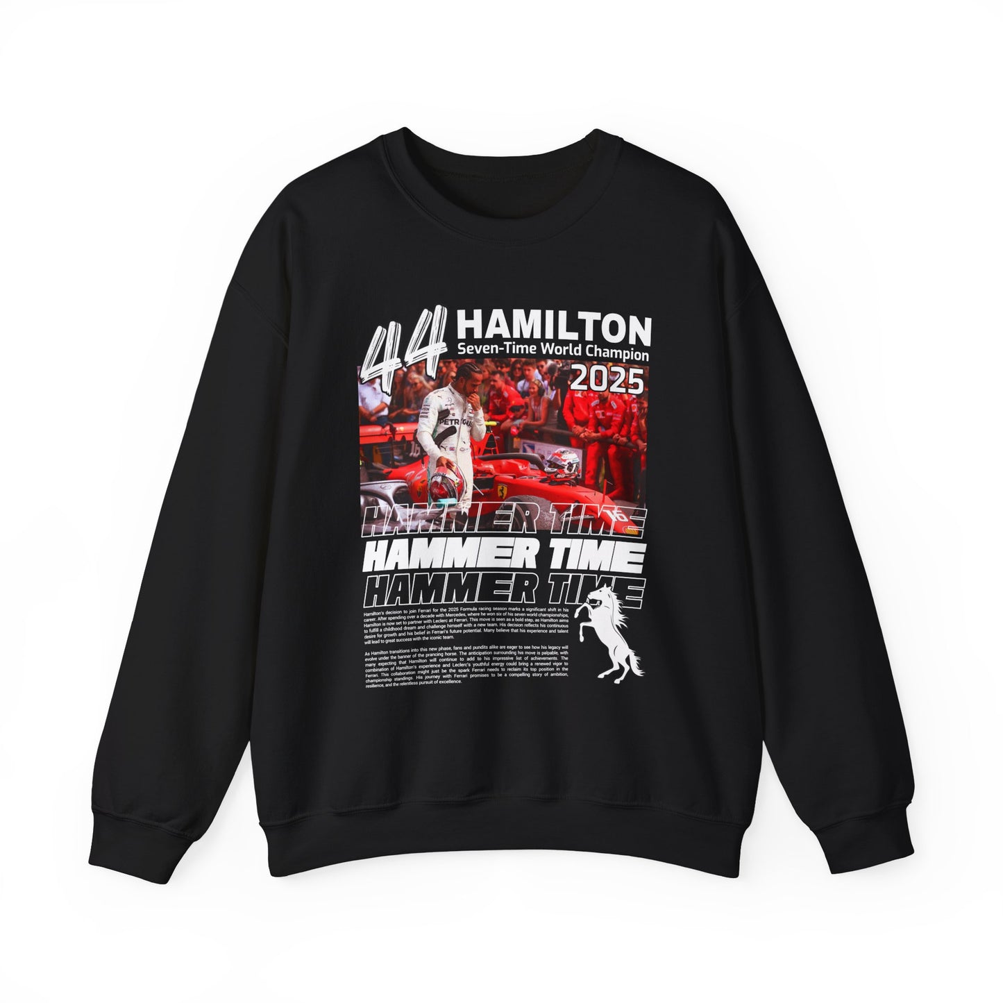 Lewis Hamilton Inspired Sweatshirt | Ferrari F1 Sweatshirt