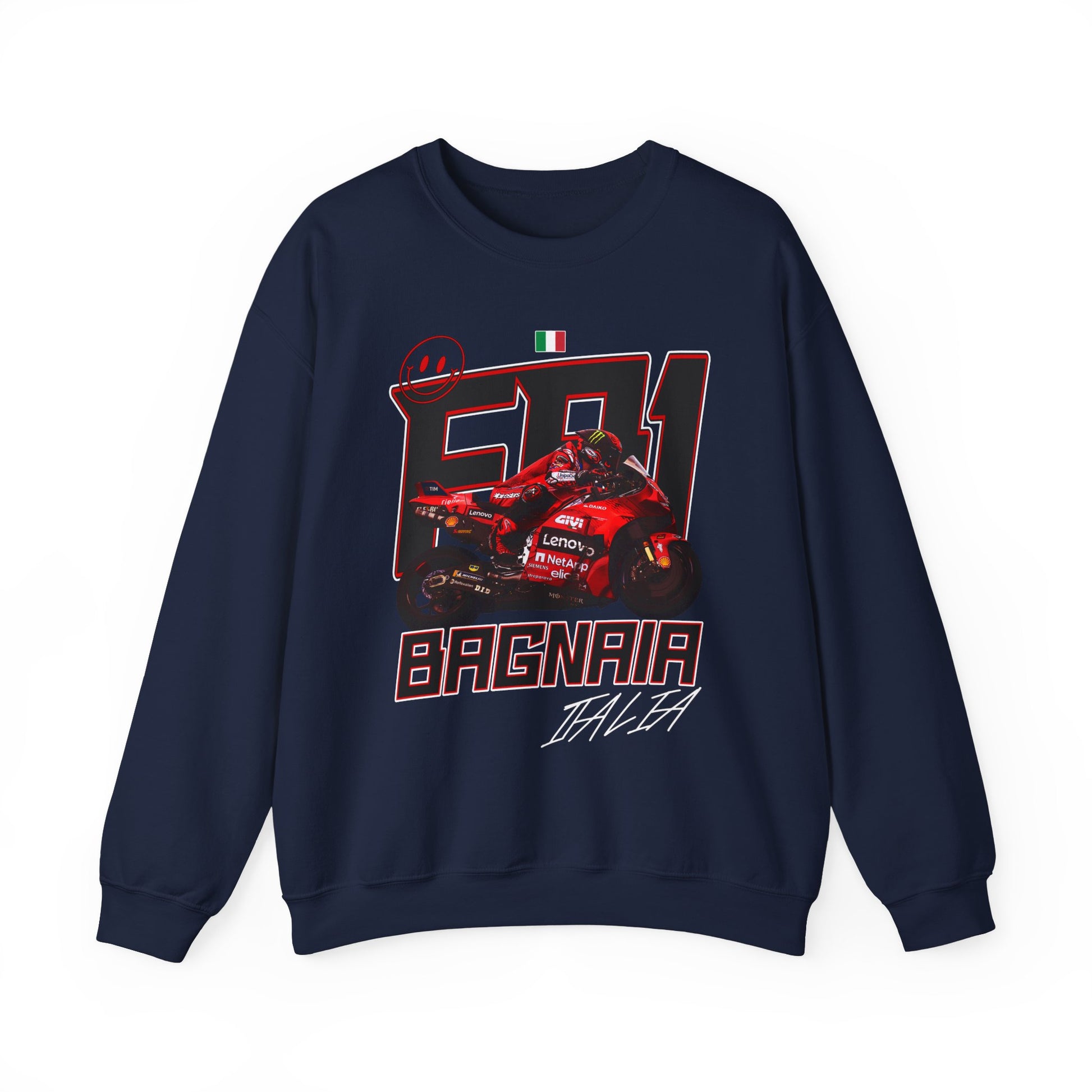 Francesco Bagnaia Inspired Sweatshirt | Motorcycle Racing Fan Gift