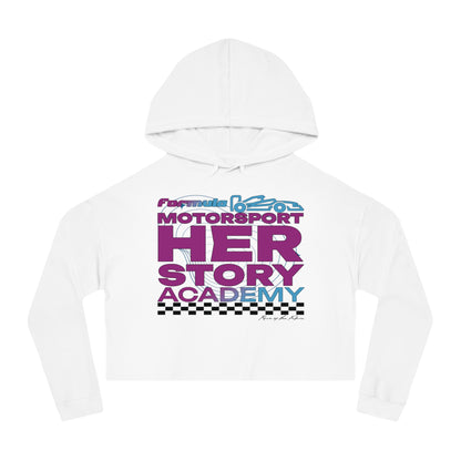 F1 Racing Academy Cropped Hoodie | Gift for Her | Women F1