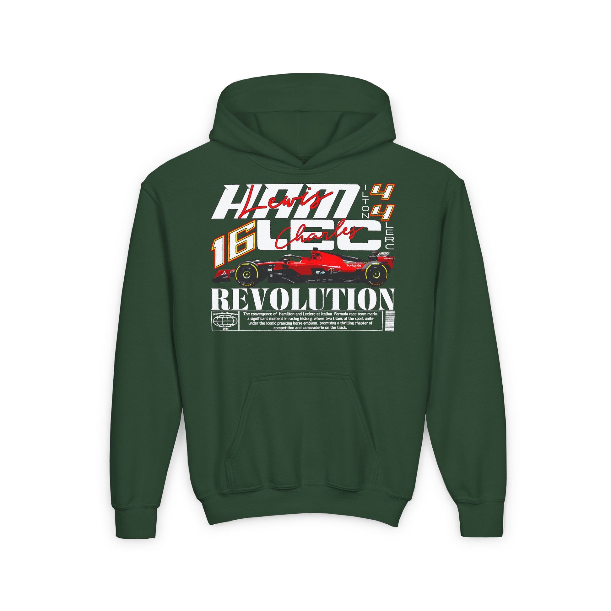 Lewis Hamilton Charles Leclerc Inspired Youth Size Hoodie | F1 Hoodie