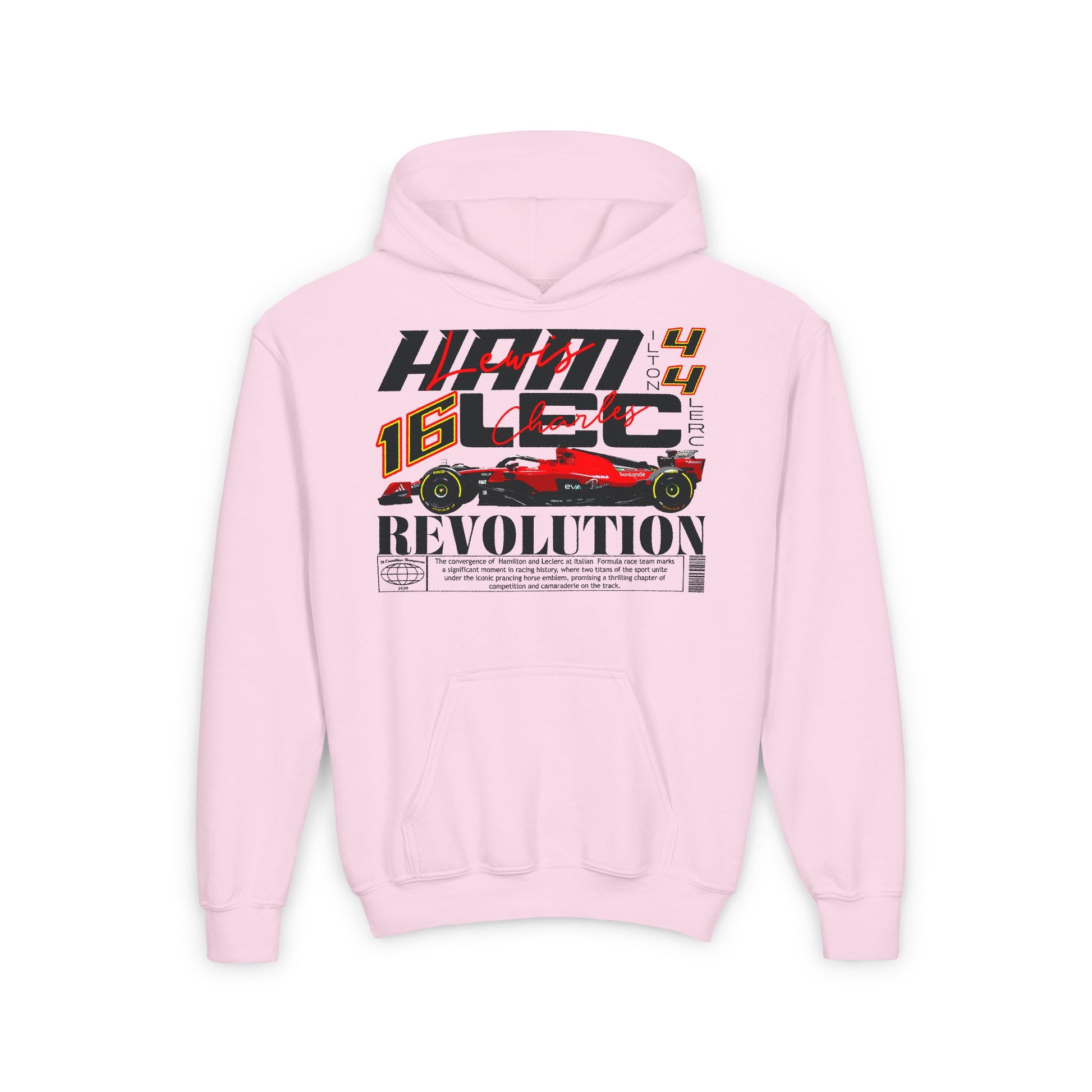 Lewis Hamilton Charles Leclerc Inspired Youth Size Hoodie | F1 Hoodie