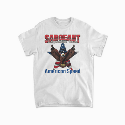 Sargeant Patriotic T-shirt Formula Race Shirt F1 Gift Inspired Formula Racing Driver Aesthetic Retro Unisex Crewneck Cotton Two Side Tee