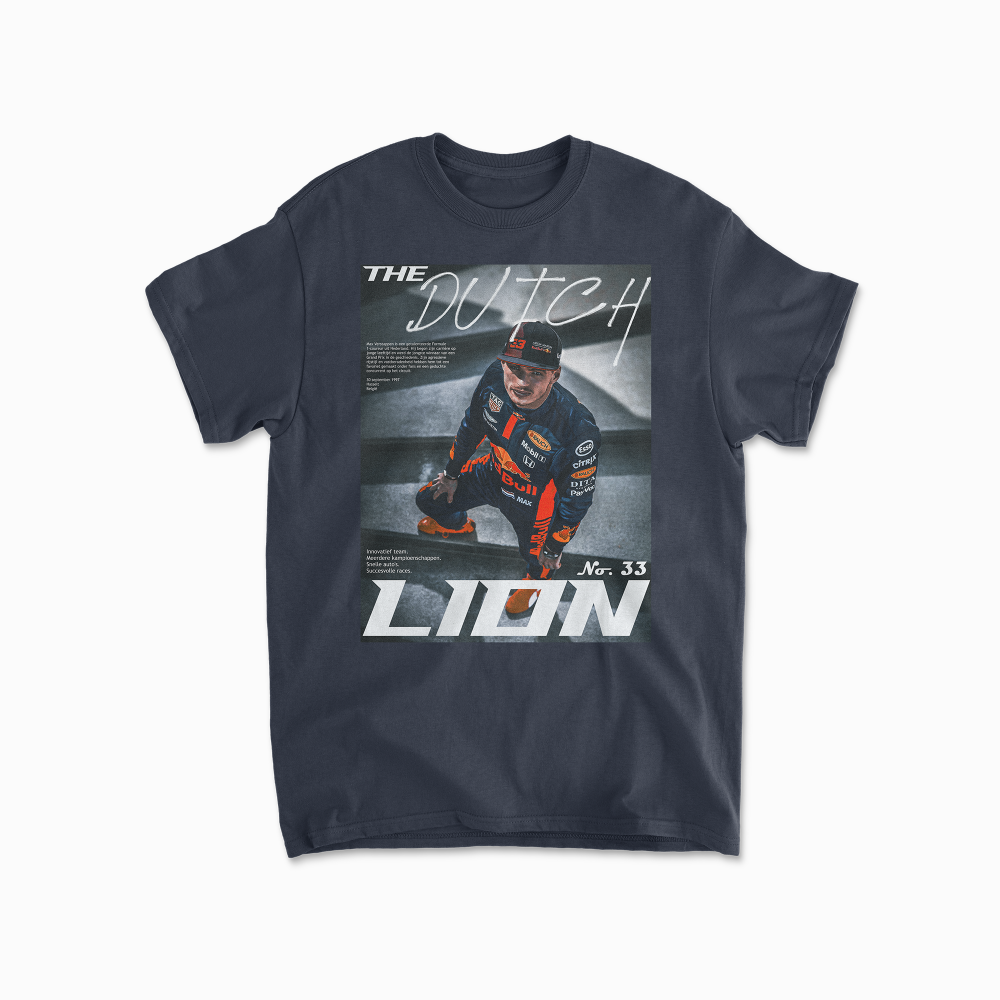 Max Verstappen The Dutch Lion Redbull F1 T-Shirt