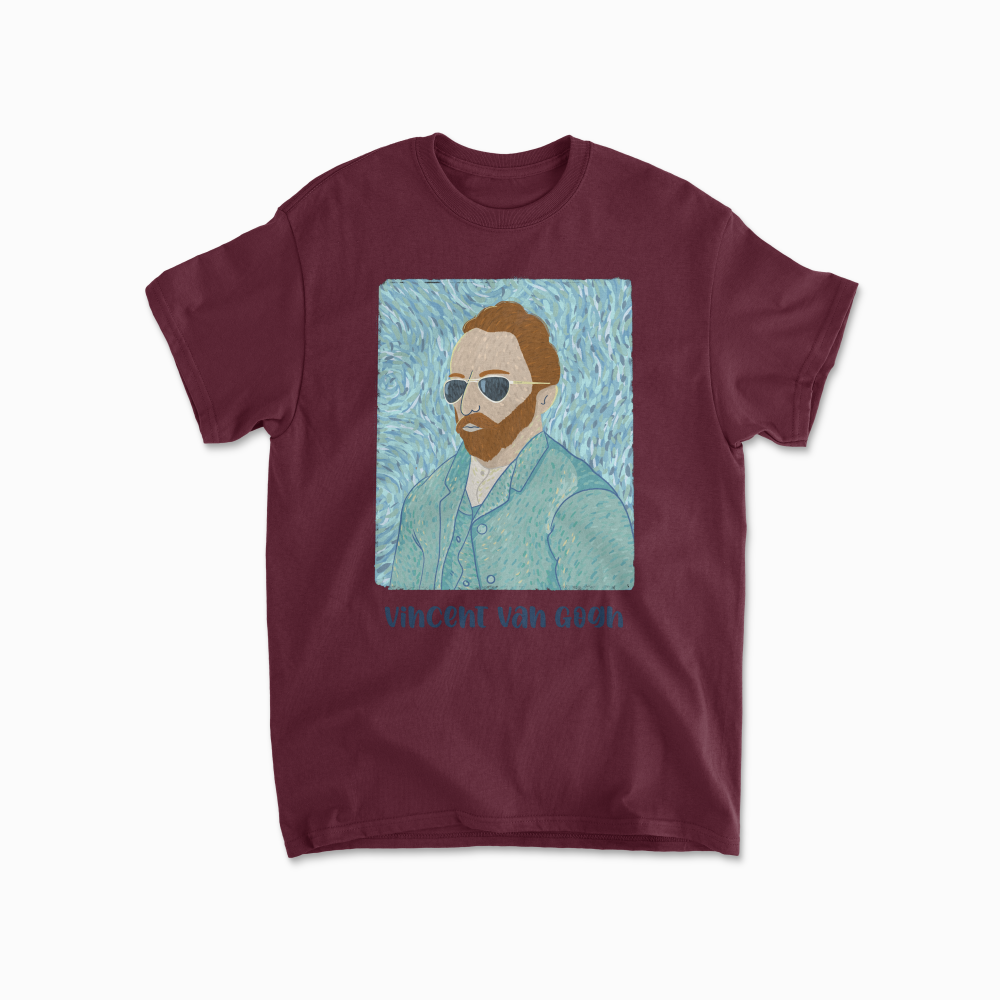 Vincent Van Gogh T-Shirt Vang Gogh Art Tee Grunge Aesthetic Clothing Art Lover Gift Men Women Van Gogh Shirt Ultra Soft Cotton Tee