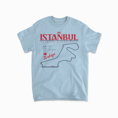 Istanbul Turkish Racing GP T-Shirt Formula Race Shirt F1 Gift Turkey Formula Racing Tee Unisex Crewneck Tshirt for Men & Women