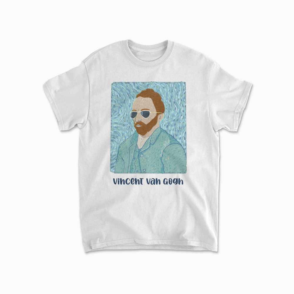 Vincent Van Gogh T-Shirt Vang Gogh Art Tee Grunge Aesthetic Clothing Art Lover Gift Men Women Van Gogh Shirt Ultra Soft Cotton Tee