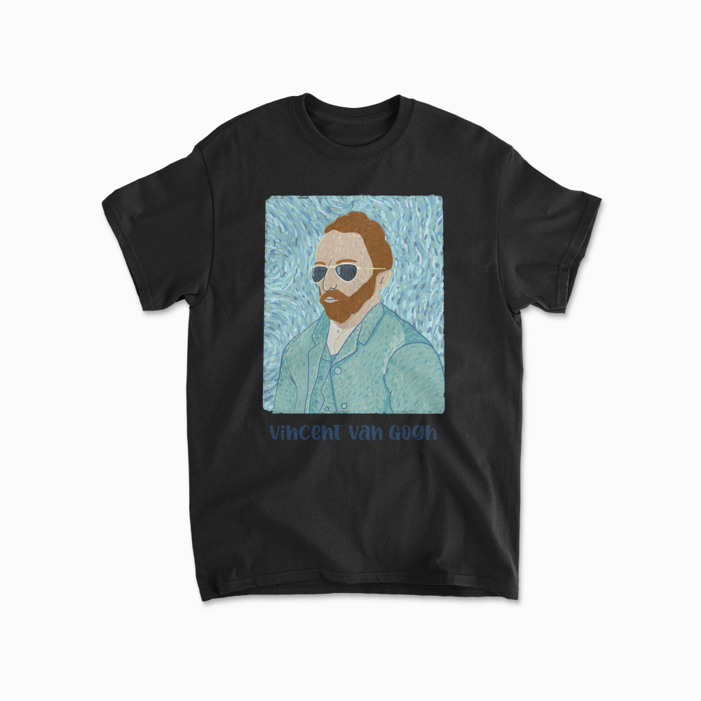 Vincent Van Gogh T-Shirt Vang Gogh Art Tee Grunge Aesthetic Clothing Art Lover Gift Men Women Van Gogh Shirt Ultra Soft Cotton Tee