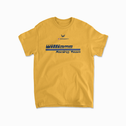 Williams Concept Design Racing T-Shirt Formula Race Tshirt F1 Driver Sargeant Shirt F1 Gifts Unisex Cotton Tee for Men Women