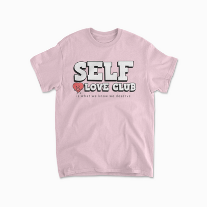 Self love club Shirt, Cute Valentines Day tees, Love yourself, Self care shirt, valentines day gift, cute valentines shirt, Gift for Her