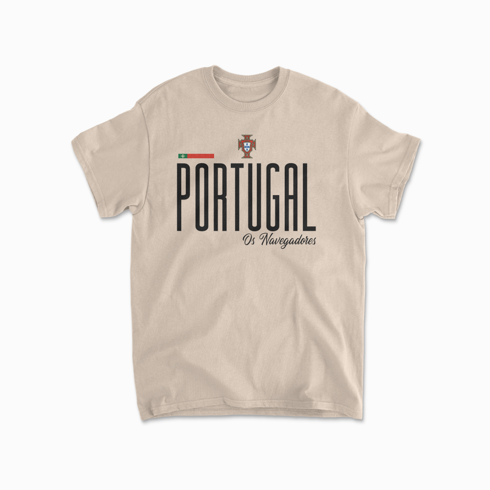 Portugal Wold Cup 2022 T Shirt Portuguese National Soccer Shirt Football Gift Portugal Flag Lizbon Unisex Heavy Cotton Tee