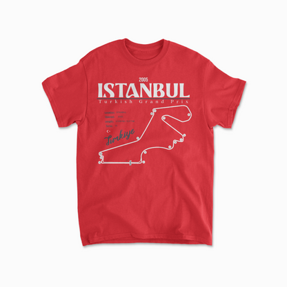 Istanbul Turkish Racing GP T-Shirt Formula Race Shirt F1 Gift Turkey Formula Racing Tee Unisex Crewneck Tshirt for Men & Women