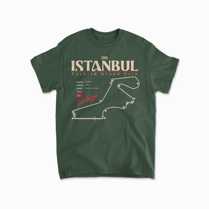 Istanbul Turkish Racing GP T-Shirt Formula Race Shirt F1 Gift Turkey Formula Racing Tee Unisex Crewneck Tshirt for Men & Women