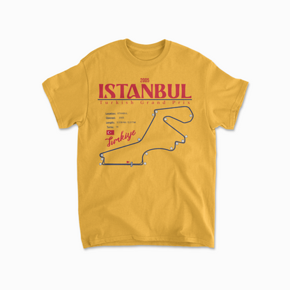 Istanbul Turkish Racing GP T-Shirt Formula Race Shirt F1 Gift Turkey Formula Racing Tee Unisex Crewneck Tshirt for Men & Women