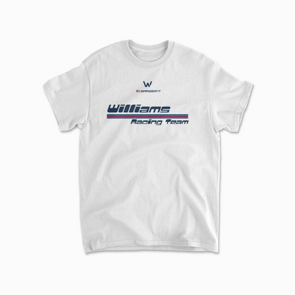 Williams Concept Design Racing T-Shirt Formula Race Tshirt F1 Driver Sargeant Shirt F1 Gifts Unisex Cotton Tee for Men Women