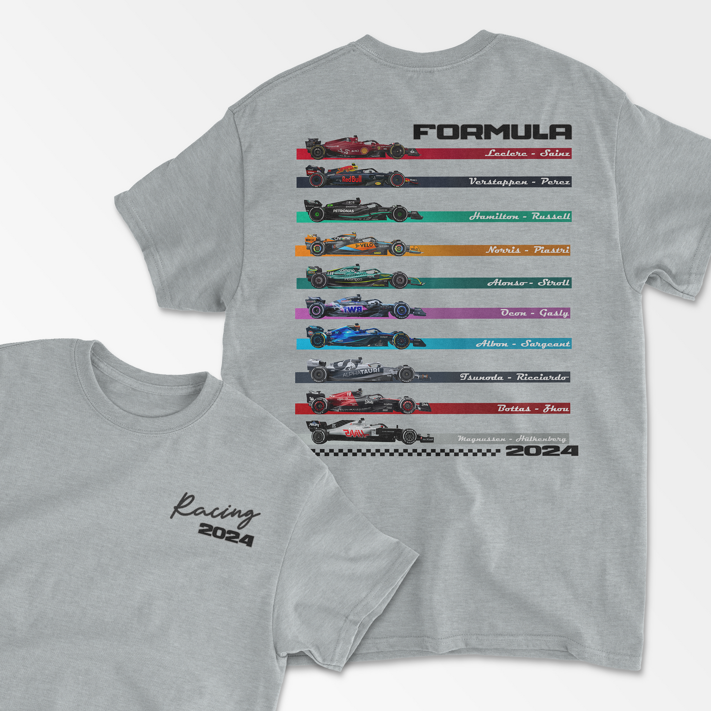 Formula 1 2024 T-Shirt | Formula 1 Fan Shirt | F1 Racing Gift