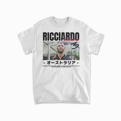 Ricciardo T-Shirt Formula Race Shirt Ricciardo Fan F1 Gift Racing RIC3 Inspired Clothing Aesthetic Racing Cotton Tee